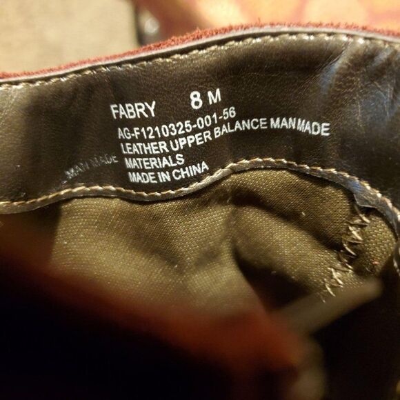 Andrew Geller Womens Shoes Red 8M Suede Fabry Ankle  Booties - Picture 2 of 10